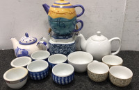 Collection of Teapots and cups