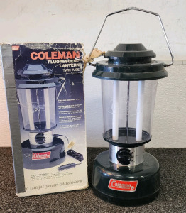 Coleman Electric Twin Tube Fluorescent Lantern (No Charge Cord