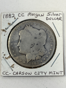 1882 CC Morgan Silver Dollar (Unverified)