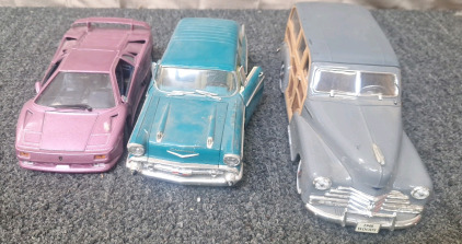 (3) Miniature Model Car Collectables