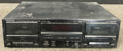 Kenwood Stereo Double Cassette Deck (Turns On)