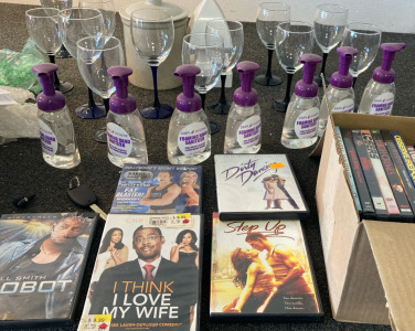 Wine Glasses, Jars, & Movies