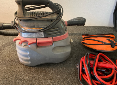 Husky Wet/Dry Vacuum, Jumper Cables