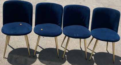 (4) Blue Chairs - BBFN
