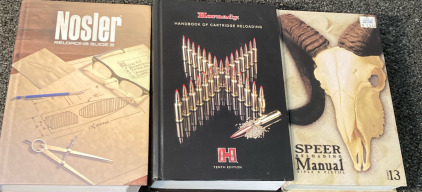 Nosler, Hornady, Speer Books