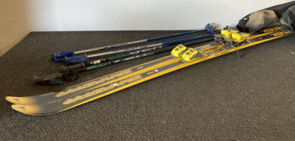 Set of ski&rsquo;s & 2 Sets of Ski Poles