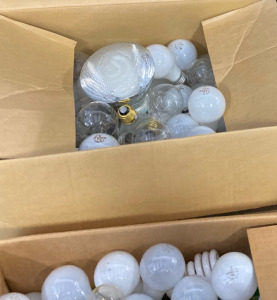 (2) Boxes Full Of Lightbulbs
