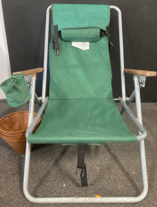 Camping Chair, 4 Bowls