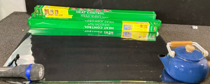 Heat Control Film, Teapot, Flashlight