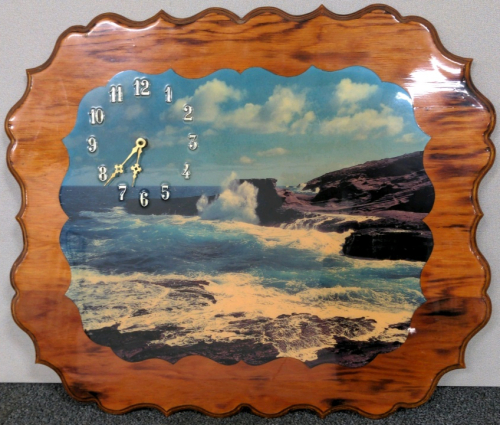 Wood Plaque Clock