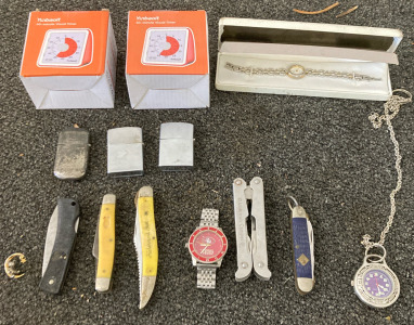 Watches, Pocket Knife&rsquo;s, Lighters