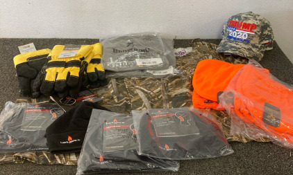 4 Shirts, 3 Sets of Gloves, 9 Hoods or Hats,
