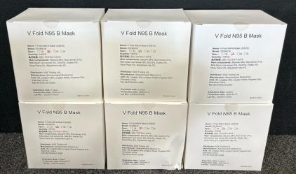 (6) V Fold Mask