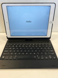 iPad (Locked) With Keyboard Case.