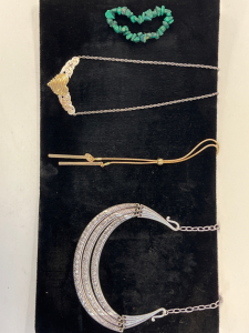 (3) Necklaces and (1) Bracelet.