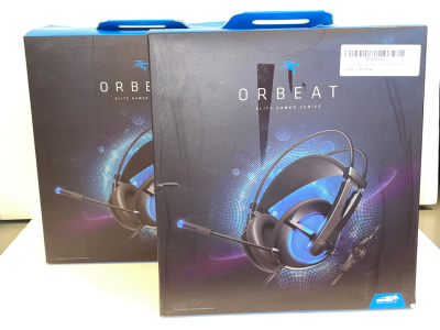 (2) ORBEAT Headsets.
