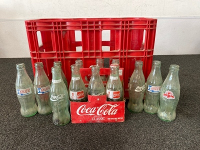 Vintage Coca-cola Crate and Bottles