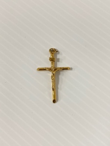 Gold Plated Crucifix Pendant