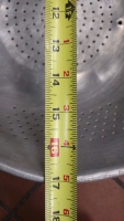 5'1"x3'x2' 4-Teir Metal Shelf, Big 1&frac12;' Pot, (2) 1' Pans, (2) Cone Strainers & More - 3