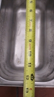 5'1"x3'x2' 4-Teir Metal Shelf, Big 1&frac12;' Pot, (2) 1' Pans, (2) Cone Strainers & More - 7