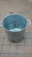 5'1"x3'x2' 4-Teir Metal Shelf, Big 1&frac12;' Pot, (2) 1' Pans, (2) Cone Strainers & More - 10