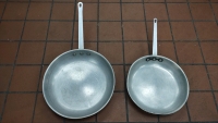 5'1"x3'x2' 4-Teir Metal Shelf, Big 1&frac12;' Pot, (2) 1' Pans, (2) Cone Strainers & More - 19