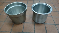 5'1"x3'x2' 4-Teir Metal Shelf, Big 1&frac12;' Pot, (2) 1' Pans, (2) Cone Strainers & More - 23