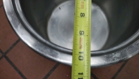 5'1"x3'x2' 4-Teir Metal Shelf, Big 1&frac12;' Pot, (2) 1' Pans, (2) Cone Strainers & More - 25