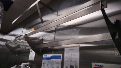 8' 2-Teir Dish Rack w/ Hooks