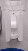 Hand Washing Sink w/ Soap Dispenser, Paper Towel Dispenser & Sanitizer Holder - 4