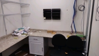 Whole Office Table Tops, Cupboards, Shelves & Black Paper Holders - 2