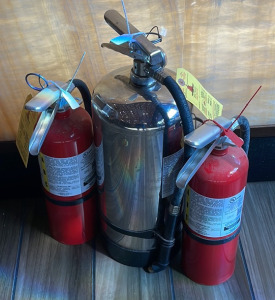 (3) Fire Extinguishers