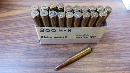 20rds .300HH Magnum Soft Point 200gr Reloads Ammunition