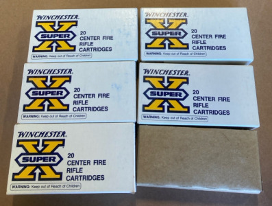 (120) EMPTY CASING Rounds of Winchester Super X 22-250 Rem. 55 Grain Soft Point