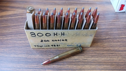 20rds .300HH Magnum Reloads 200gr Nosler