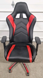 (1) Gaming Chair, Black & Red
