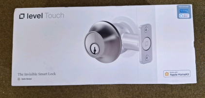 (1) Level Touch, Invisible Smart Lock, Satin Nickel Finish