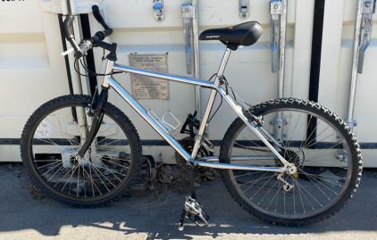 24&rdquo; Unlabeled Silver Bike