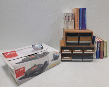 Vinyl Conversion Turntable Music Related Books & DVD Set