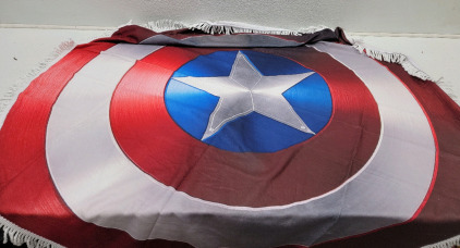 (10)Captain America Shield Towel