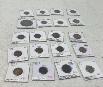 (20) Various Coins Such as: 1776-1976 D Bicentennial Eisenhower &ldquo;ike&rdquo; Dollar #9 Denver Mint, (1) 1993-D Roosevelt Dime Denver Mint, and more!