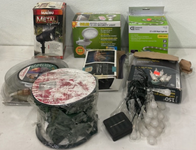 Assortment Of Lights! (8) Decorative Exterior Lighting