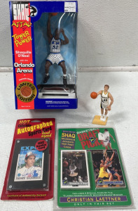 Shaq Attaq Tower Of Power Limited Edition Figure, Exclusive Shaw Draft Picks, Autographed Basketball Card & Player Figure