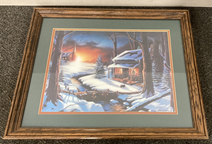 Framed Cabin Print
