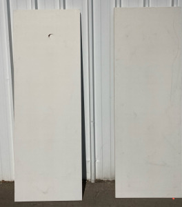 (2) Jeld News Non Bored Hollow Core Doors 28”x 80”