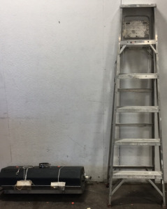 (1) 6 ft Aluminum Ladder (1) Dry Gold Sluice