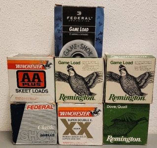 (7) Boxes Assorted 20 Gauge Ammunition