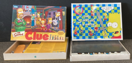 The Simpson Clue Game And The Simpson 3-D Chess