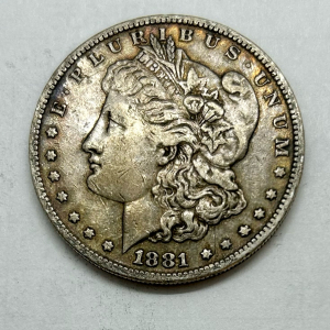 1881 Silver Morgan Dollar