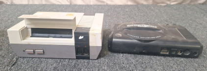 Sega Genesis Console & Nintendo Entertainment System